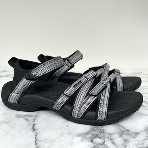 Teva Women’s Tirra Sandals in White Black Multi Hiking Outdoor Velcro Women’s 9